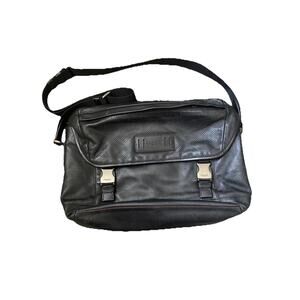 Coach Ranger Leather Shoulder Messenger Bag STYLE Black Work Laptop